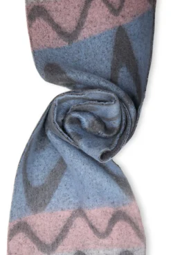 James Lakeland Abstract Blue Scarf