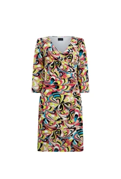 James Lakeland Abstract Pattern Dress