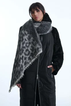 James Lakeland Asymmetrical Blue Scarf
