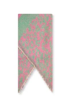 James Lakeland Asymmetrical Pink Scarf