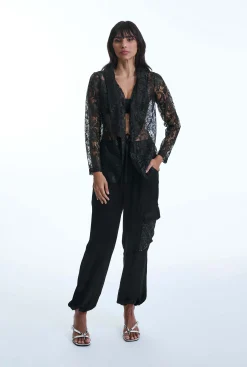 James Lakeland Black Lace Blazer