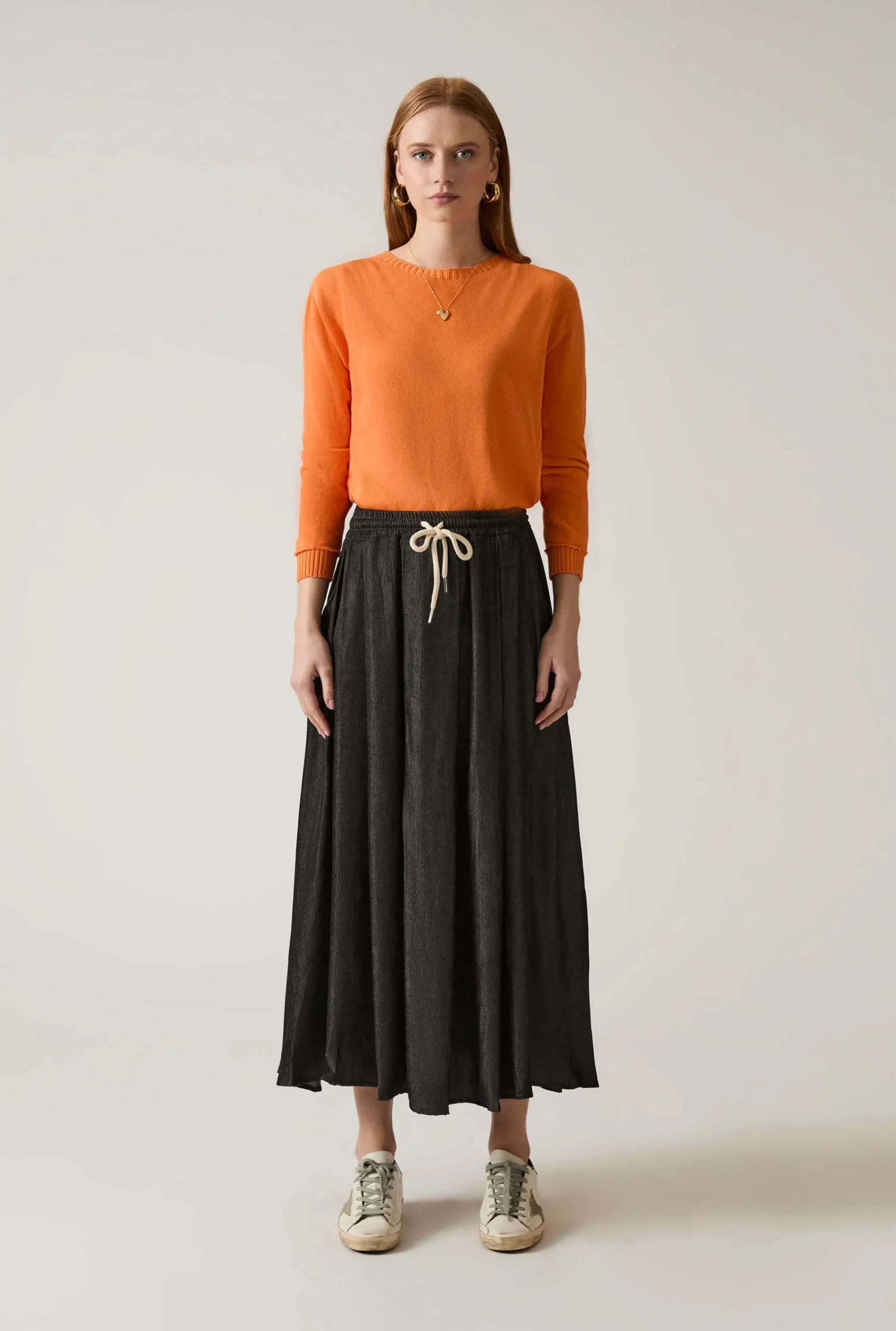 James Lakeland Black Maxi Skirt