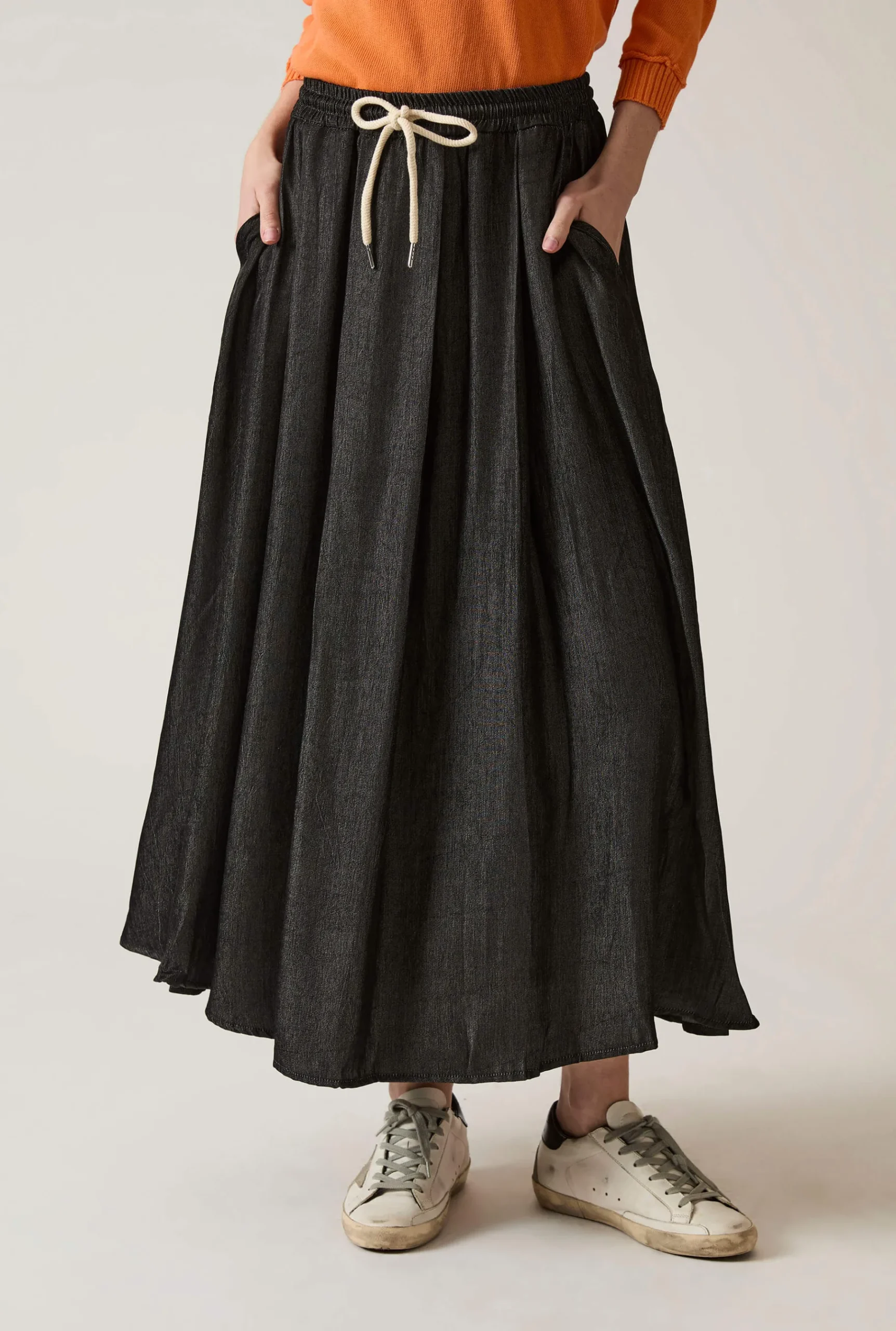 James Lakeland Black Maxi Skirt