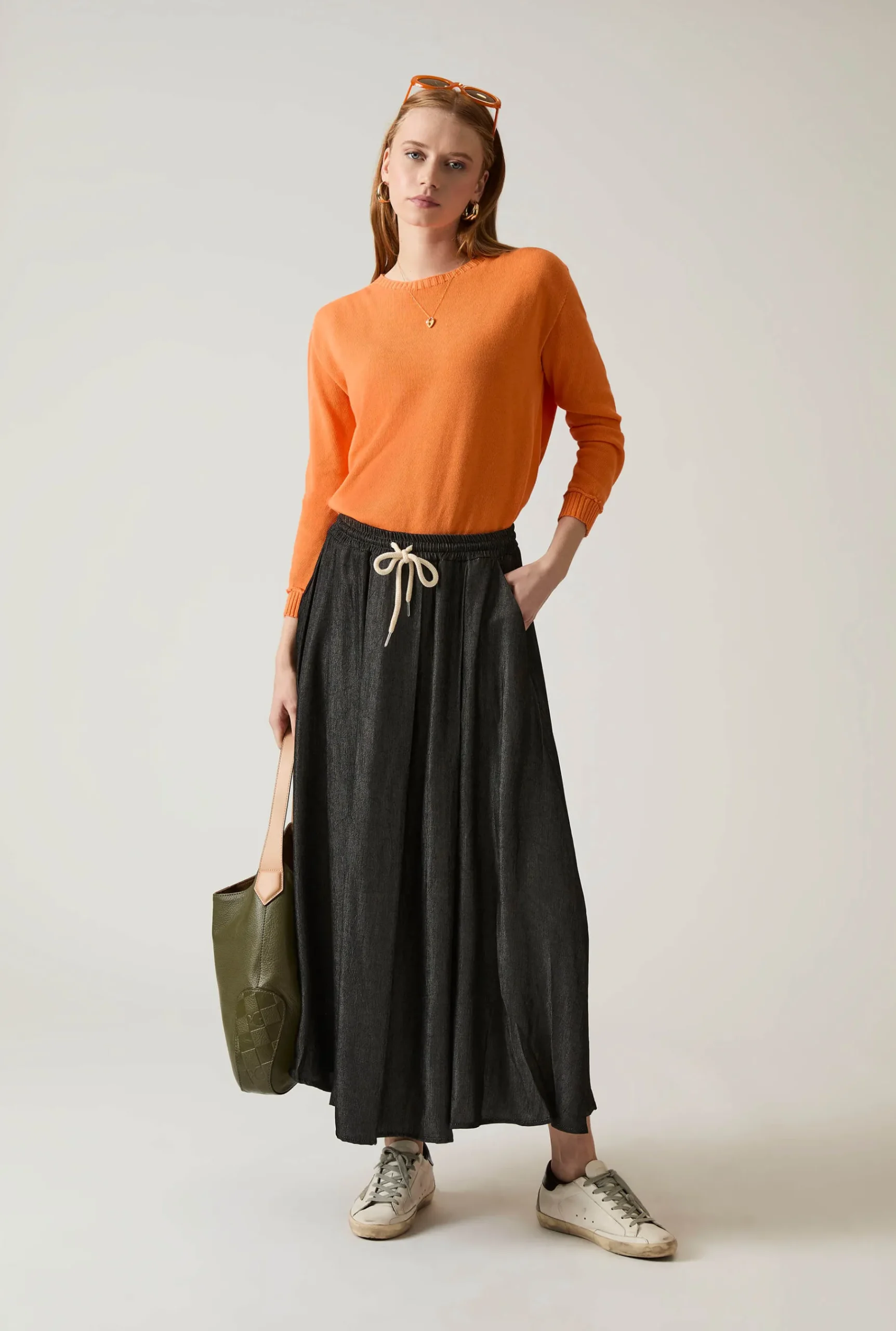 James Lakeland Black Maxi Skirt