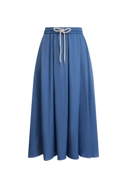 James Lakeland Blue Maxi Skirt