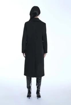 James Lakeland Button Black Coat