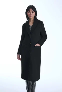 James Lakeland Button Black Coat
