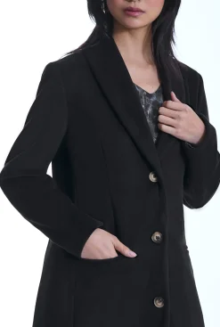 James Lakeland Button Black Coat
