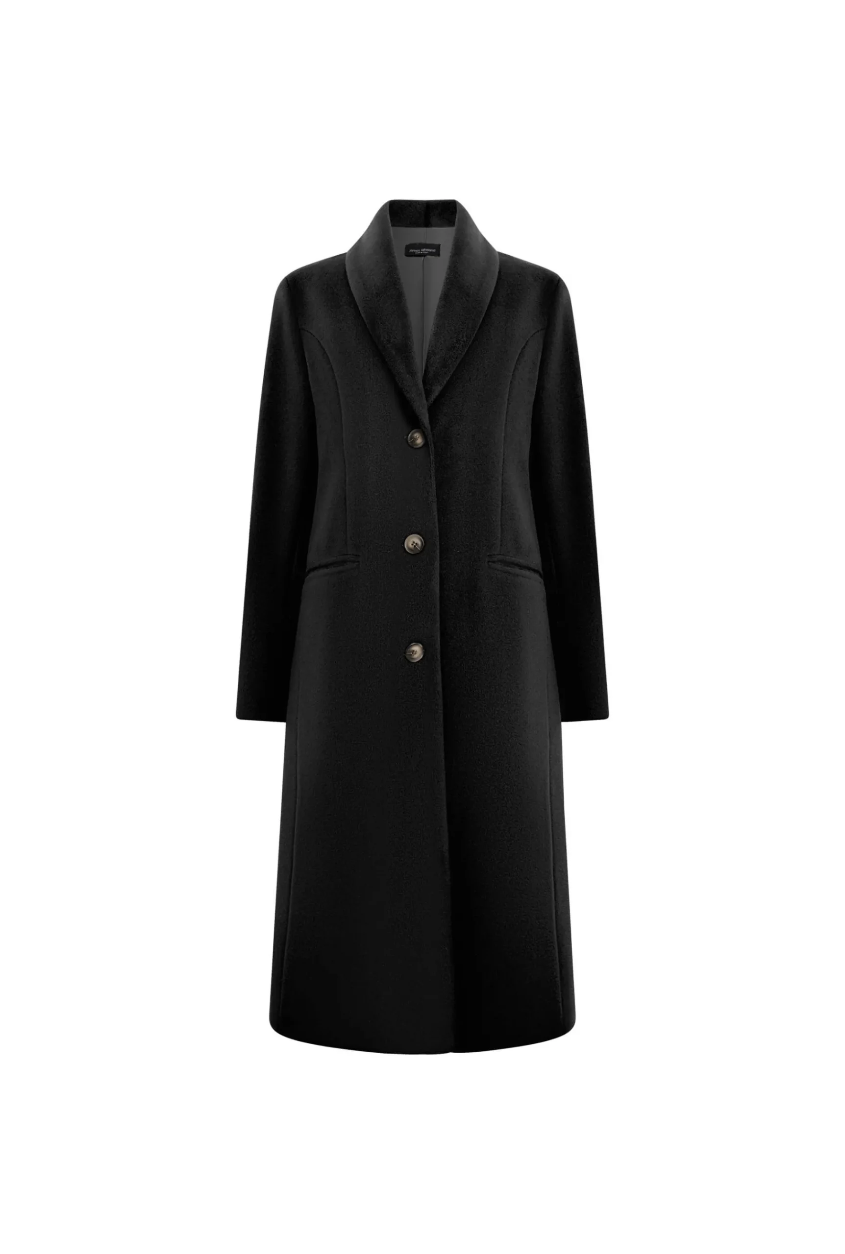 James Lakeland Button Black Coat