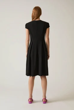 James Lakeland Button Black Dress