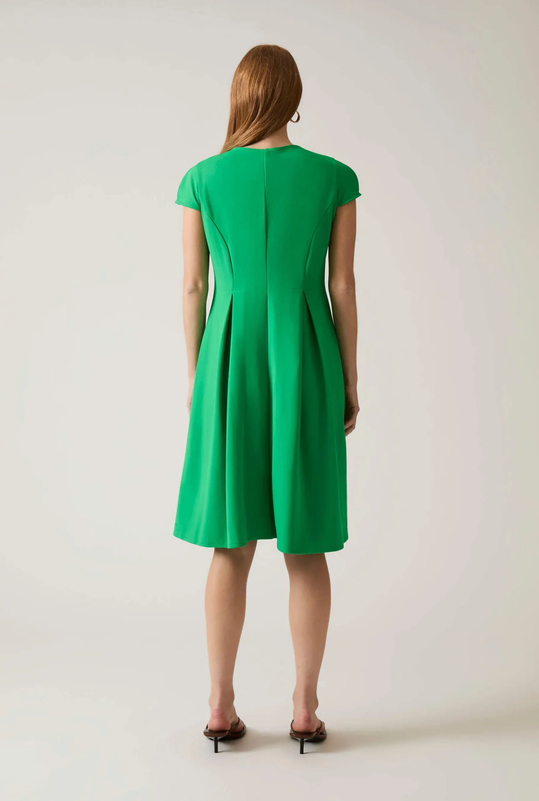 James Lakeland Button Green Dress