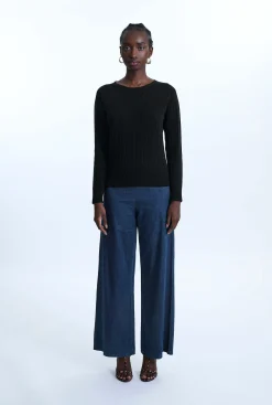 James Lakeland Cable Knit Jumper Black