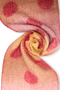 James Lakeland Circle Red Scarf