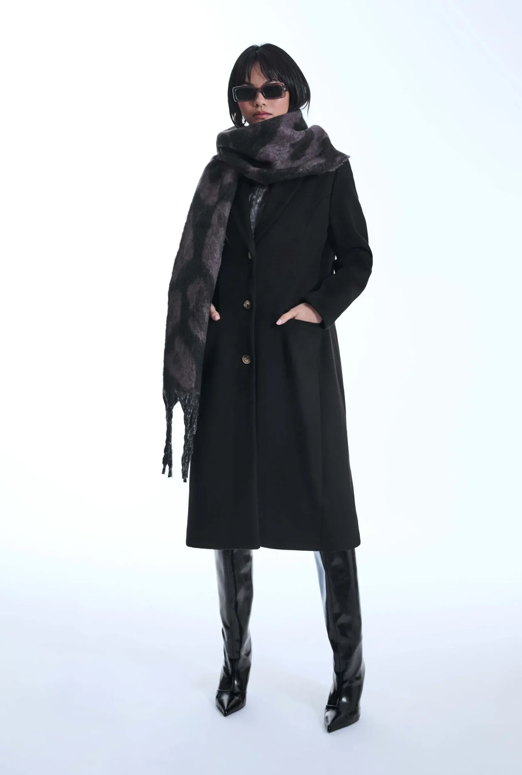 James Lakeland Classic Black Coat