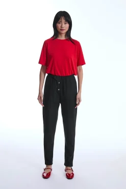 James Lakeland Cotton Black Trousers
