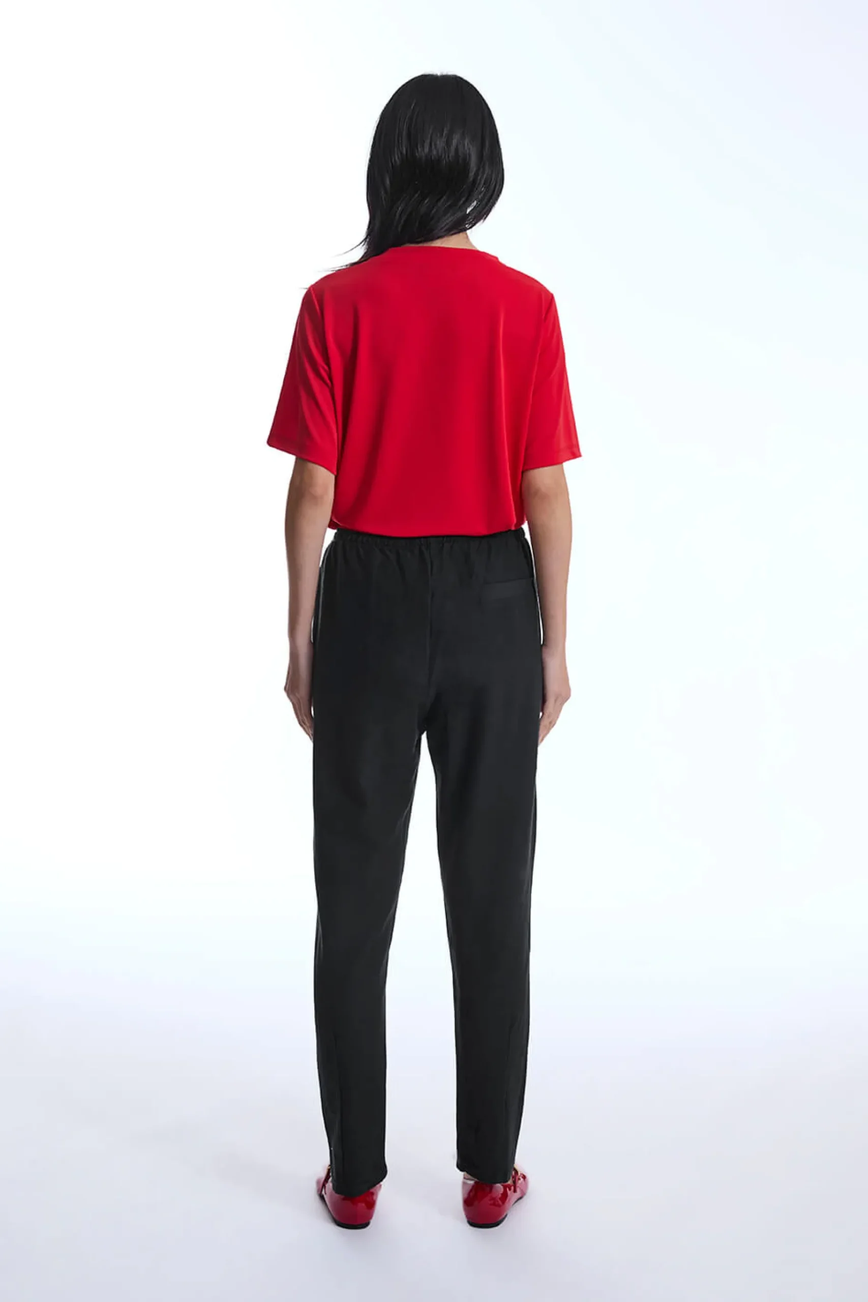 James Lakeland Cotton Black Trousers