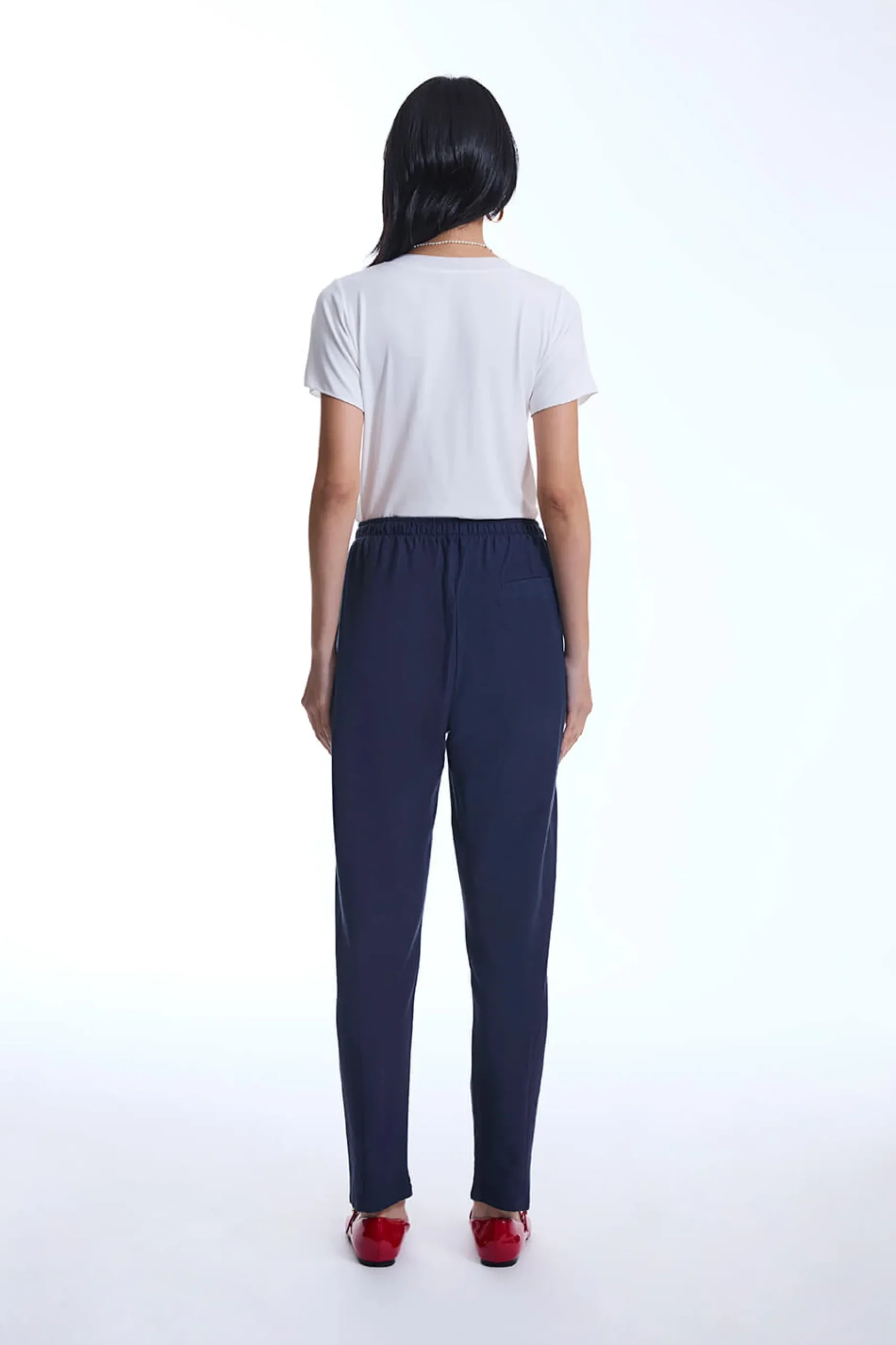 James Lakeland Cotton Navy Trousers