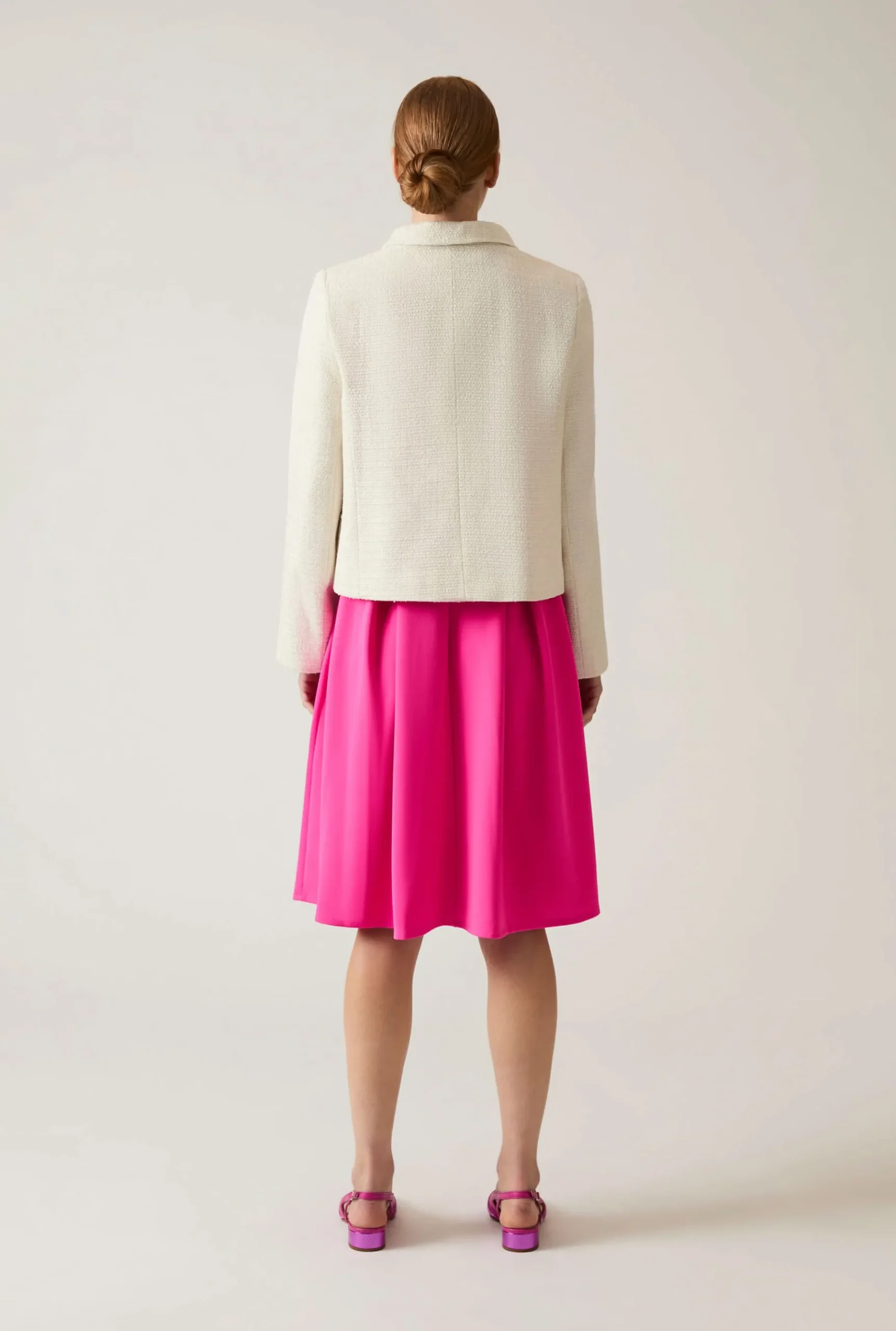 James Lakeland Cream Tweed Jacket