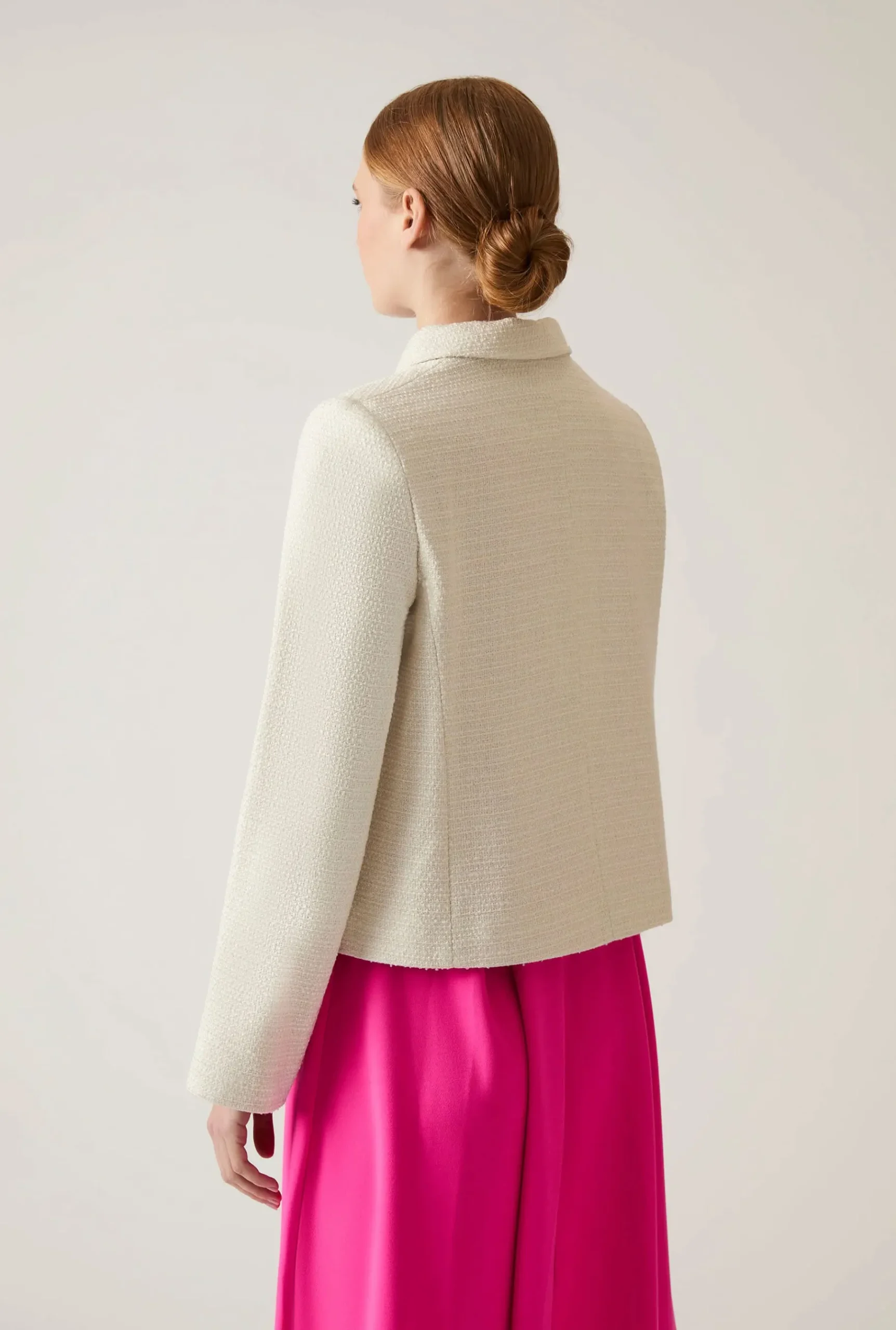 James Lakeland Cream Tweed Jacket