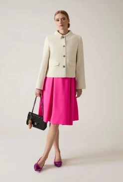 James Lakeland Cream Tweed Jacket