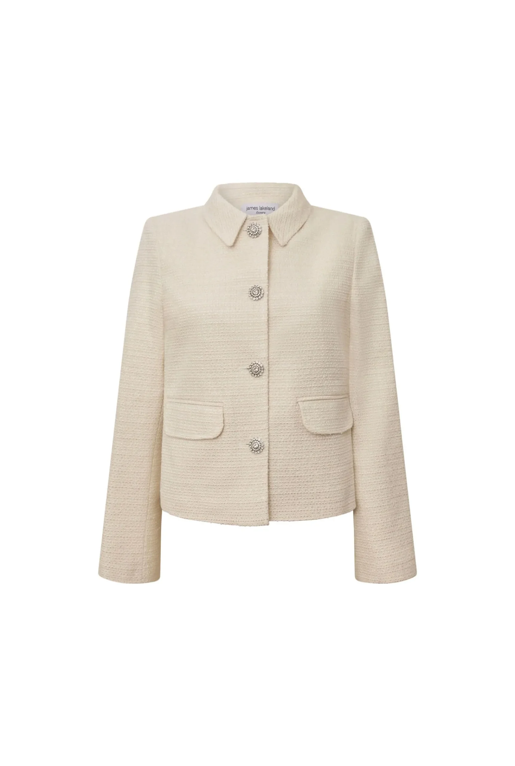 James Lakeland Cream Tweed Jacket