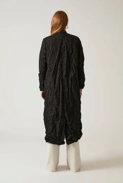 James Lakeland Crinkled Black Cardigan