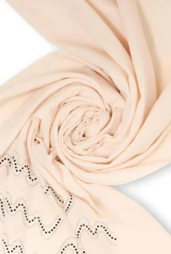 James Lakeland Crystal Wave Cream Scarf