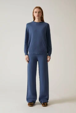 James Lakeland Denim Knitted Trousers