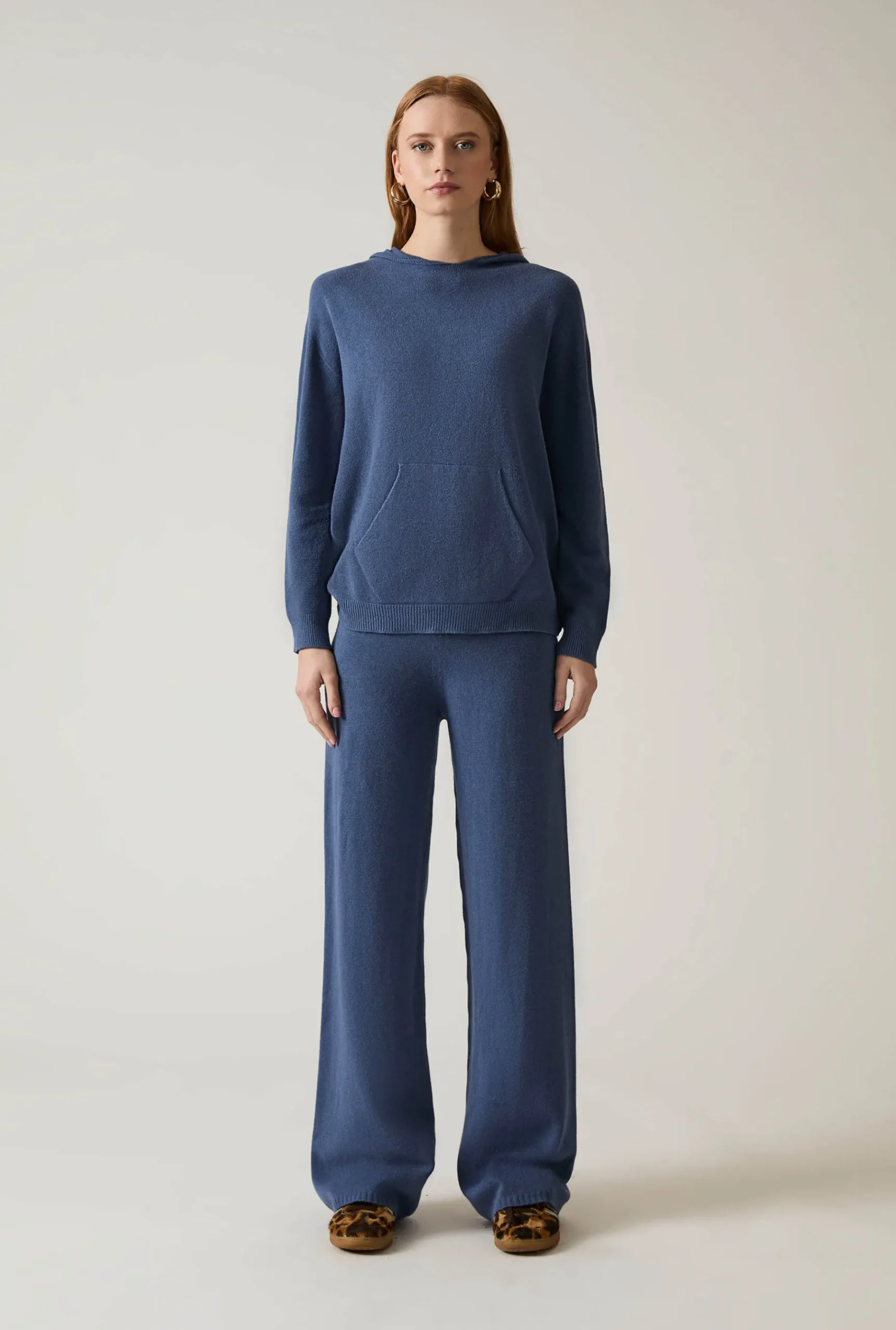 James Lakeland Denim Knitted Trousers