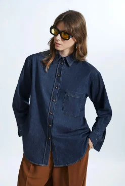 James Lakeland Denim Long Shirt