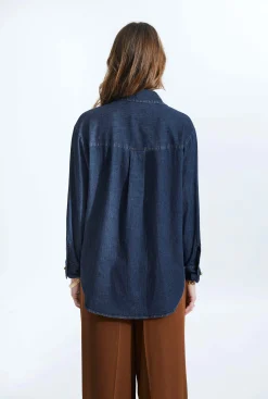 James Lakeland Denim Long Shirt