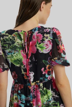 James Lakeland Floral V-neck Midi Dress