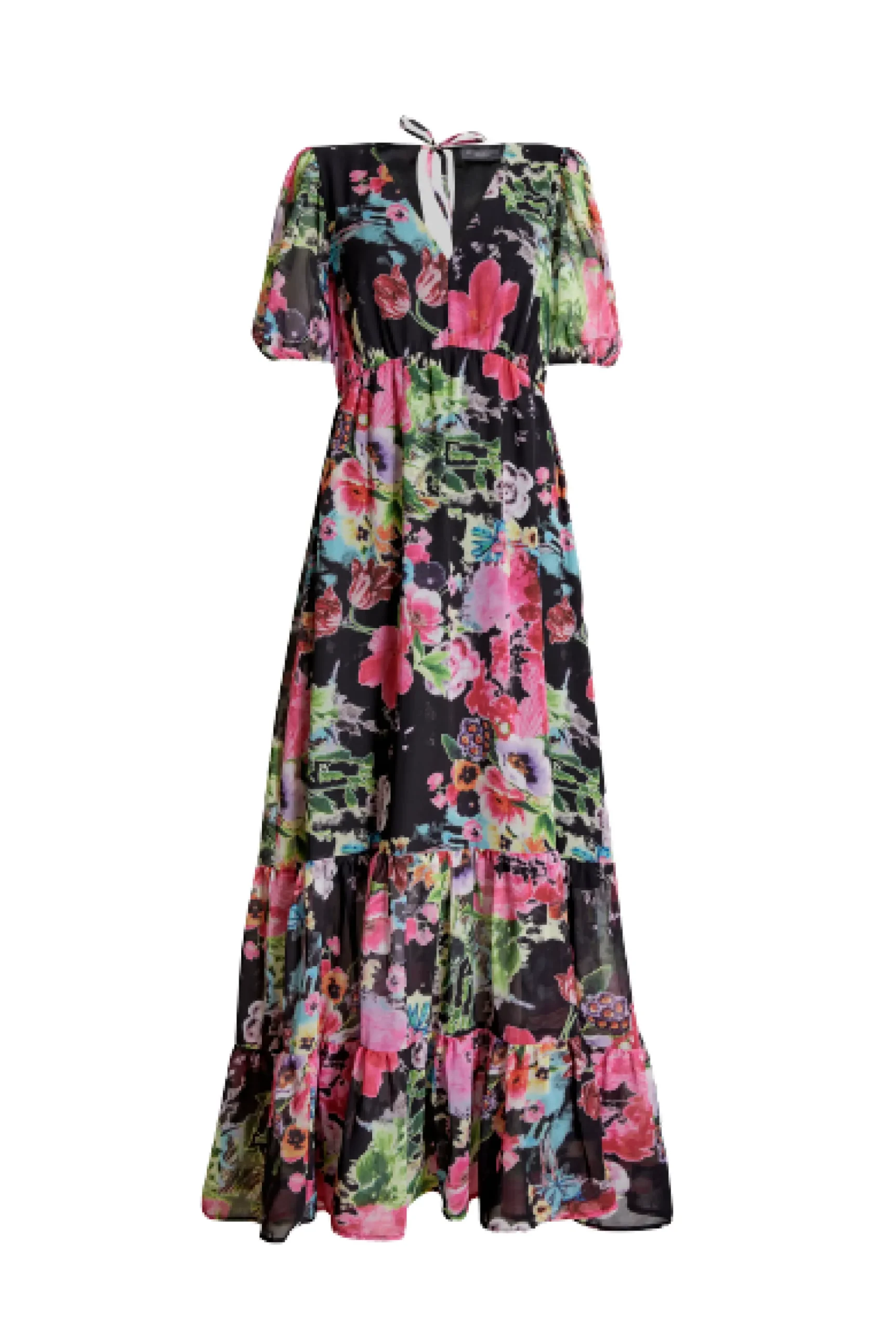 James Lakeland Floral V-neck Midi Dress