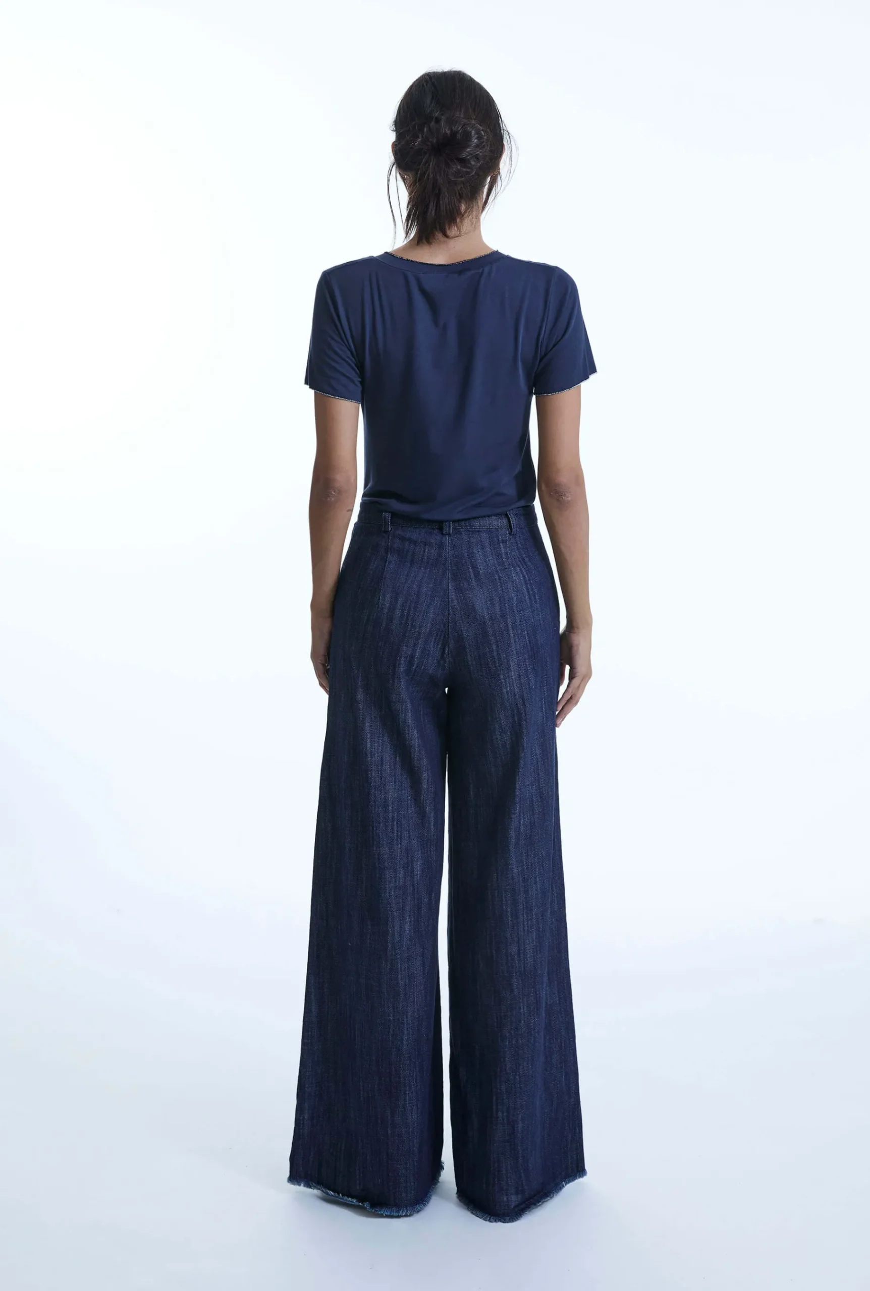 James Lakeland Frayed Denim Jeans