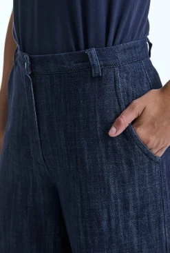 James Lakeland Frayed Denim Jeans