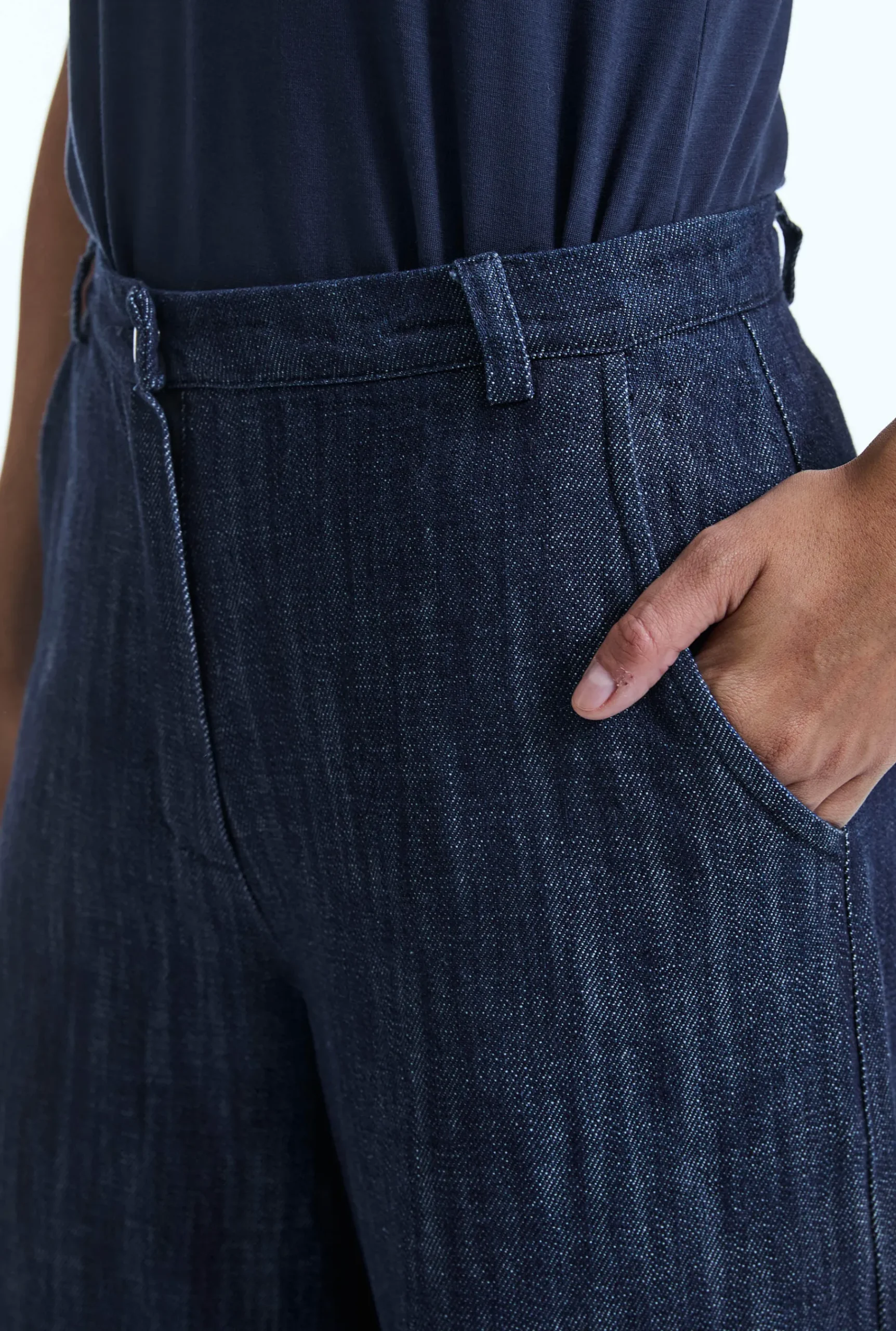 James Lakeland Frayed Denim Jeans