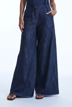 James Lakeland Frayed Denim Jeans