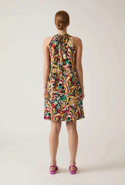James Lakeland Halterneck Print Dress