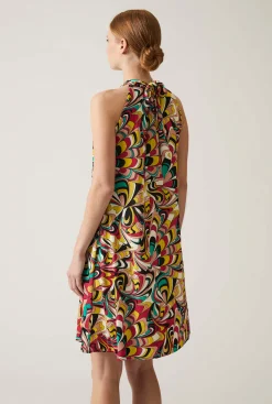 James Lakeland Halterneck Print Dress