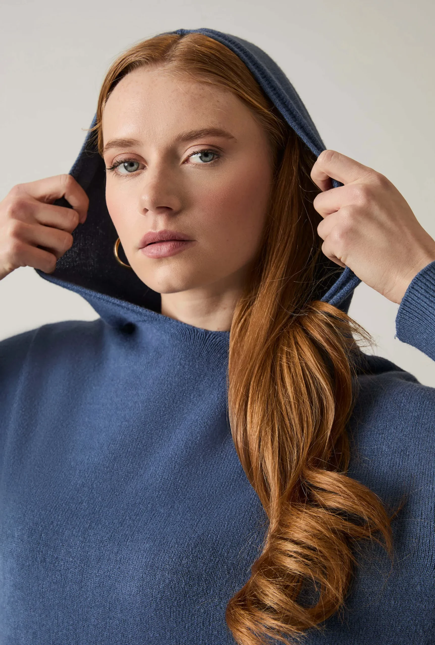 James Lakeland Hooded Denim Jumper