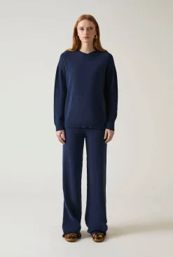 James Lakeland Hooded Navy Jumper