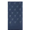 James Lakeland Houndstooth Navy Scarf