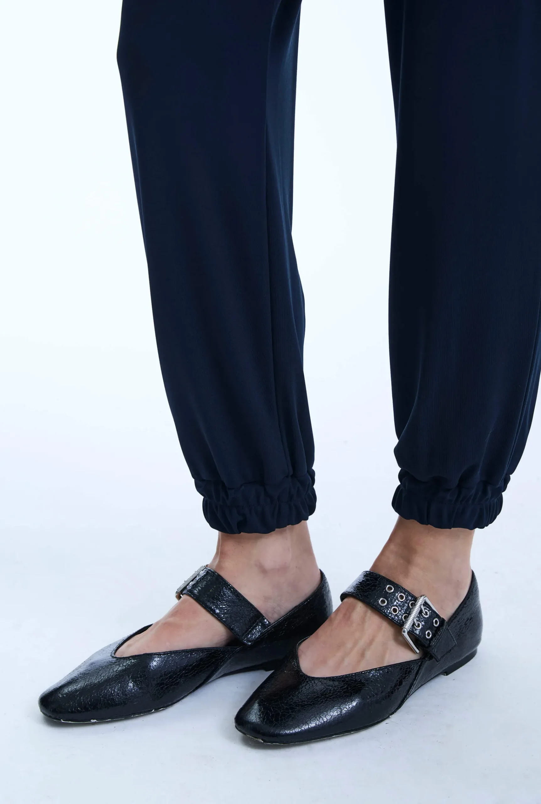 James Lakeland Jersey Navy Trousers