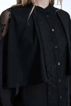 James Lakeland Lace Front Detail Shirt