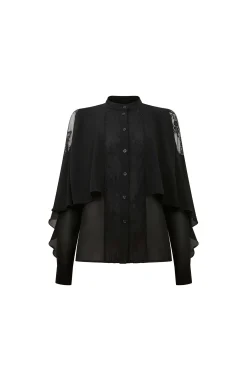 James Lakeland Lace Front Detail Shirt