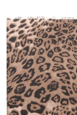 James Lakeland Leopard Brown Scarf