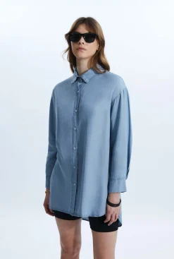 James Lakeland Light Blue Denim Shirt