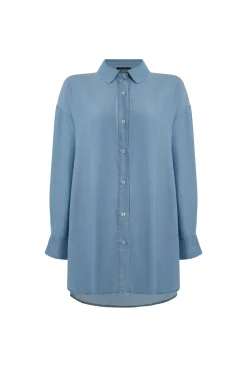 James Lakeland Light Blue Denim Shirt