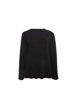 James Lakeland Lurex Detail Jumper Black