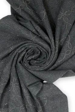 James Lakeland Mandala Charcoal Scarf